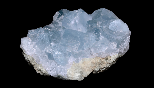 Celestite crystals