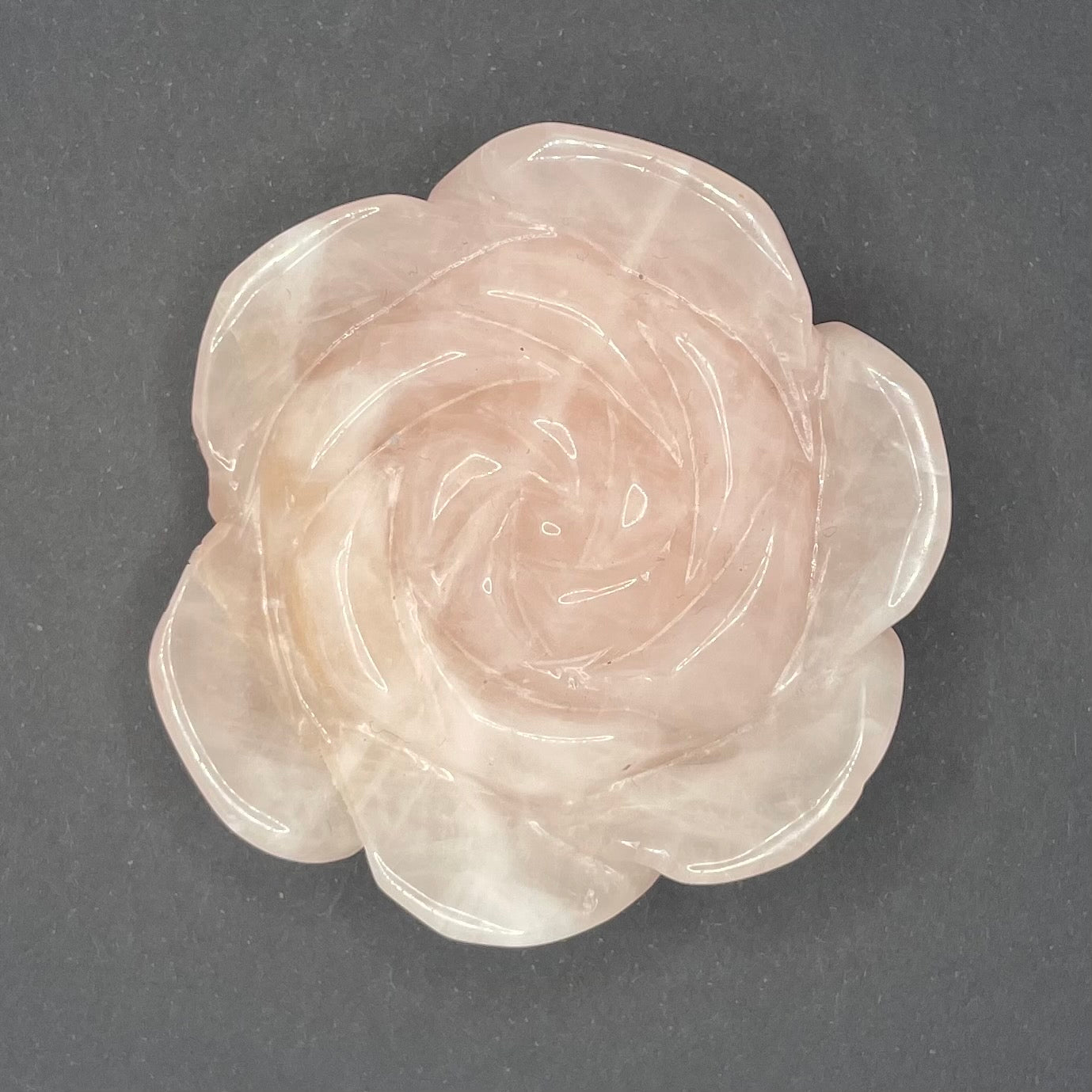 Rose Quartz Rose Crystal | Healing Crystals | Carving | 1 pc