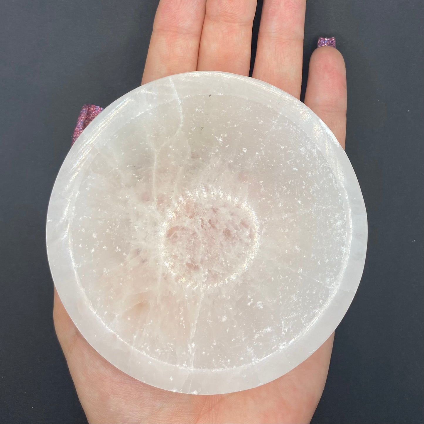 Selenite Bowl | Healing Crystals | Carving | 1 pc