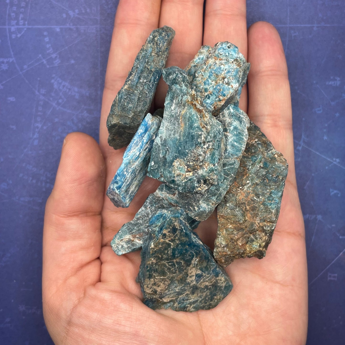 Blue Apatite Crystal | Healing Crystals | Raw | 1 pc