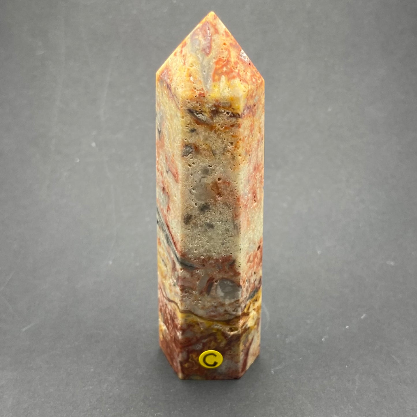 Crazy Lace Agate Wand | Healing Crystals | Tower | 1 pc