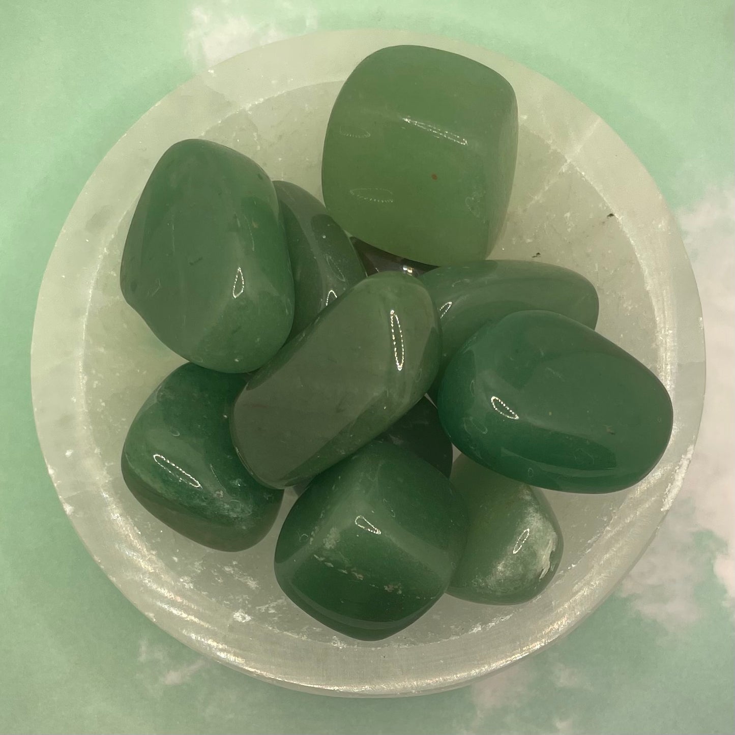 Green Aventurine Crystal | Healing Crystals | Tumbled | 1 pc