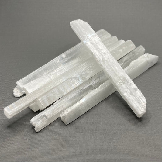 Selenite Stick | Satin Spar Crystal | Healing Crystals | Raw | 1 pc