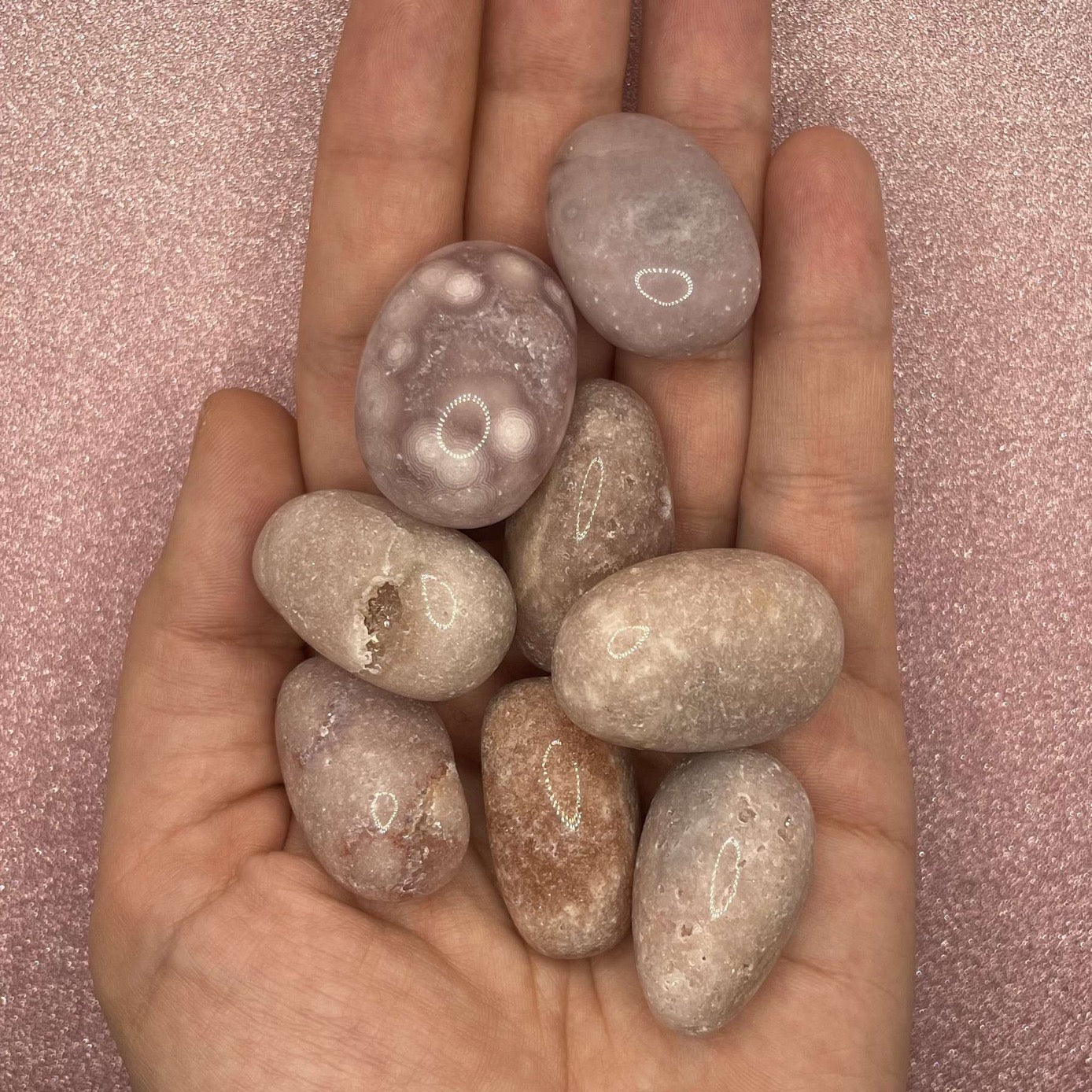 Pink Amethyst | Healing Crystals | Tumbled | 1 pc