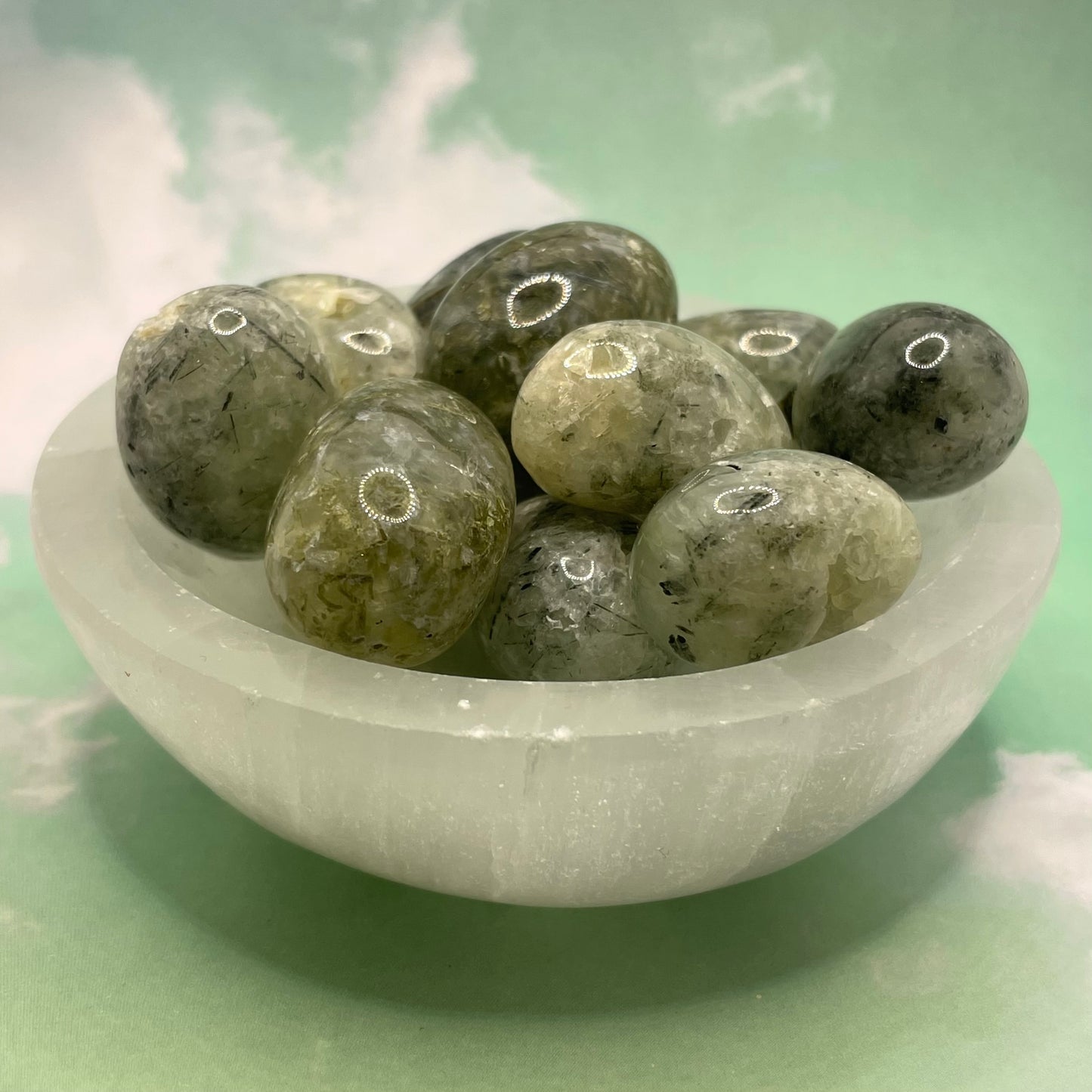 Prehnite | Healing Crystals | Tumbled | 1 pc