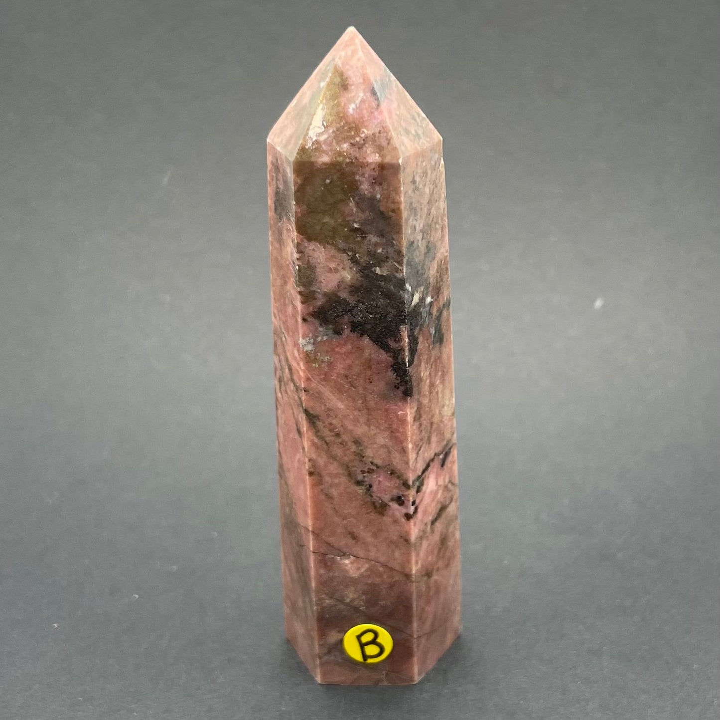 Rhodonite Wand | Healing Crystals | Tower | 1 pc