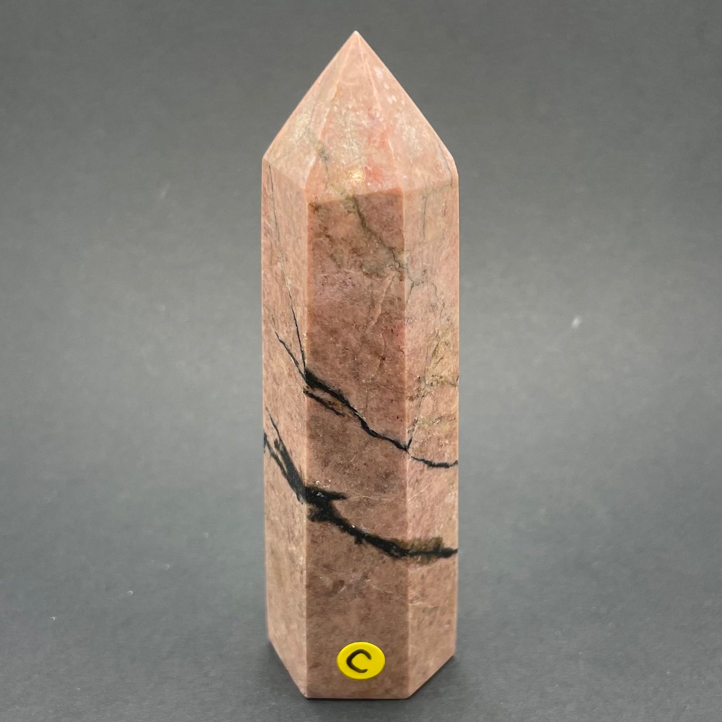 Rhodonite Wand | Healing Crystals | Tower | 1 pc