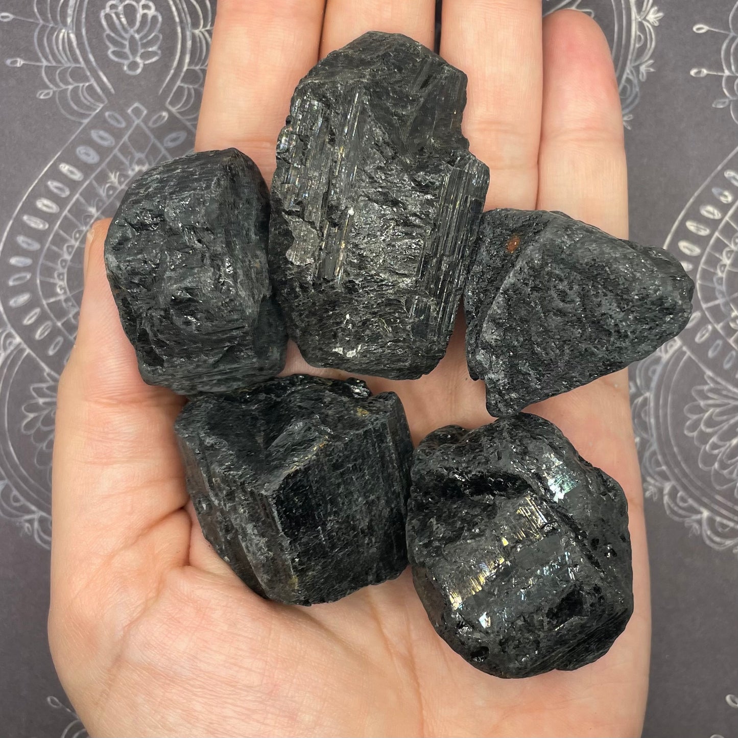 Large Black Tourmaline Crystal | Healing Crystals | Raw | 1 pc