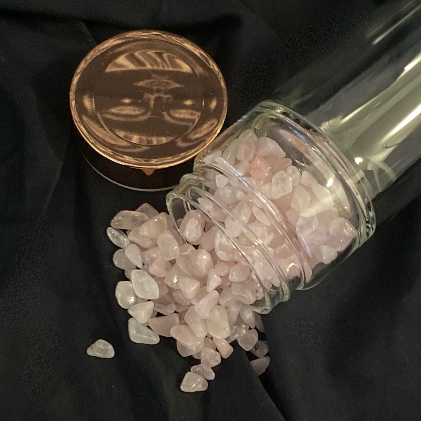 Rose Gold Crystal Water Bottle