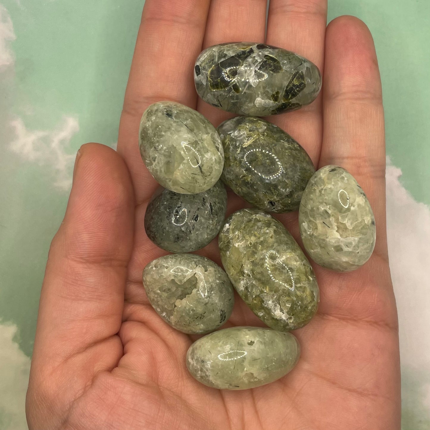 Prehnite | Healing Crystals | Tumbled | 1 pc