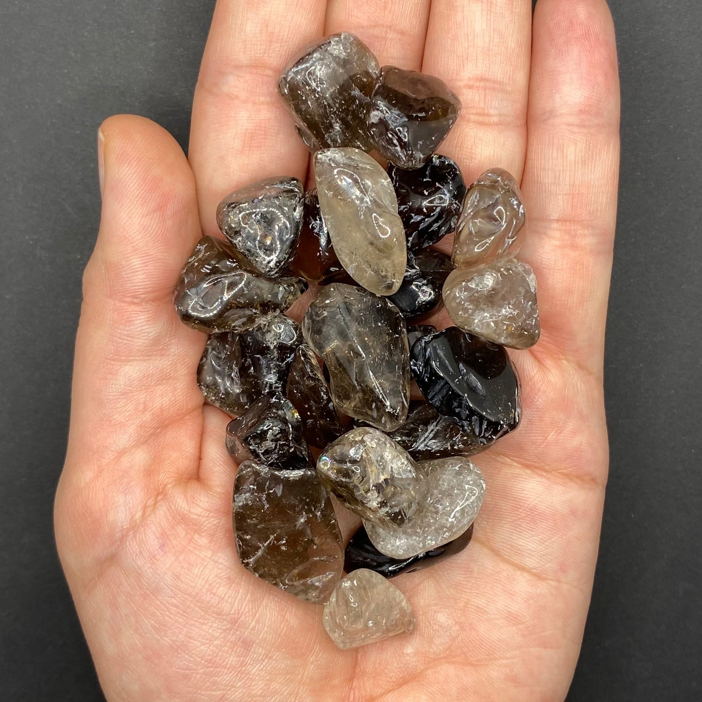 Mini Smokey Quartz Crystal | Healing Crystals | Tumbled | 1 pc