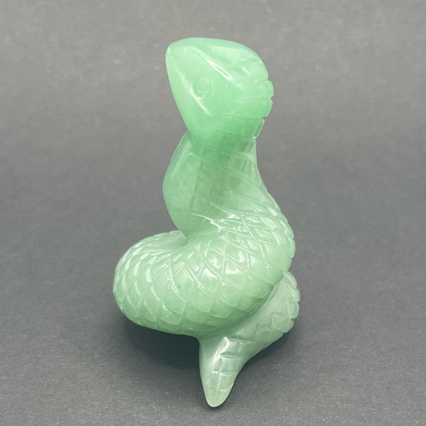 Aventurine Snake | Healing Crystals | Carving | 1 pc