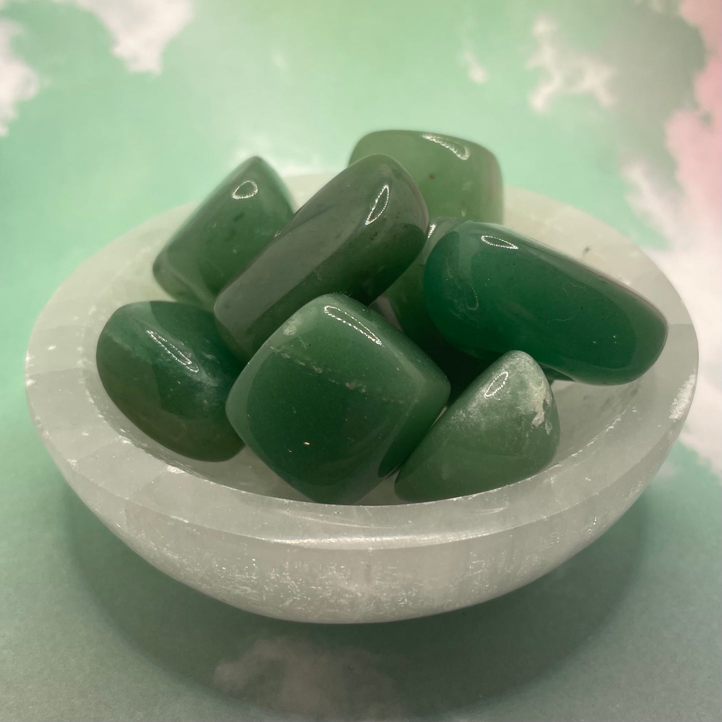 Green Aventurine Crystal | Healing Crystals | Tumbled | 1 pc