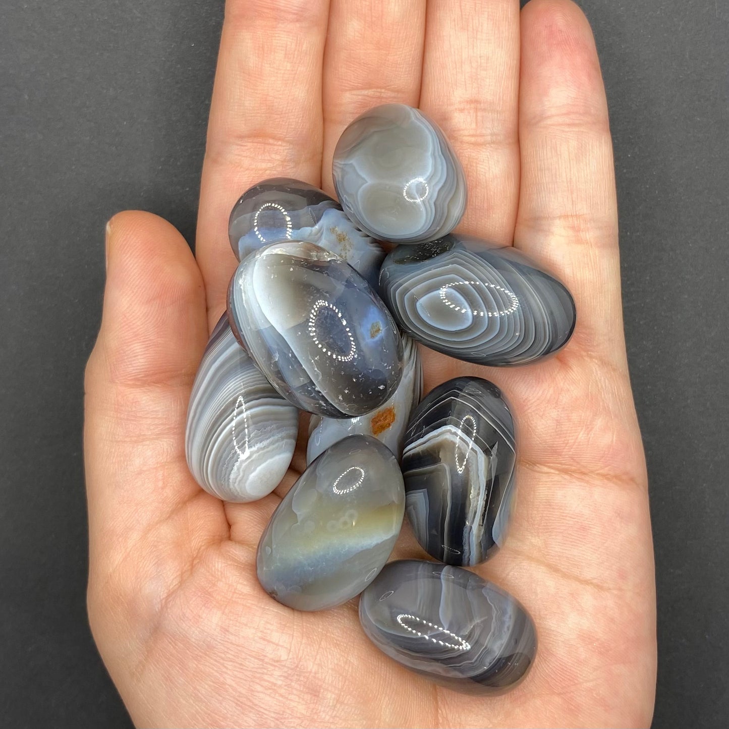 Botswana Agate Crystal | Healing Crystals | Tumbled | 1 pc