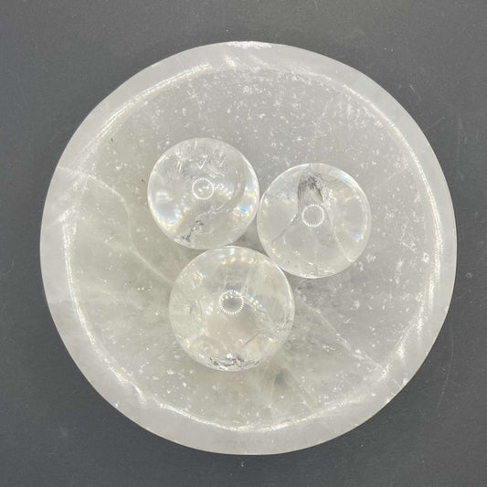 Small Clear Quartz Sphere | Healing Crystals | 1 pc