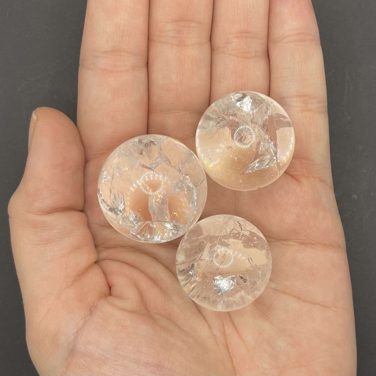 Small Clear Quartz Sphere | Healing Crystals | 1 pc