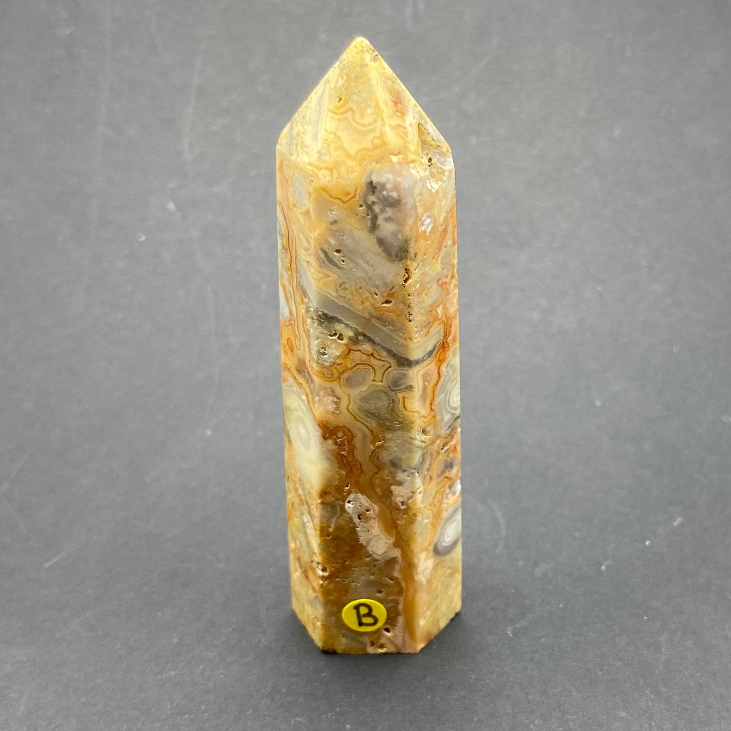 Crazy Lace Agate Wand | Healing Crystals | Tower | 1 pc