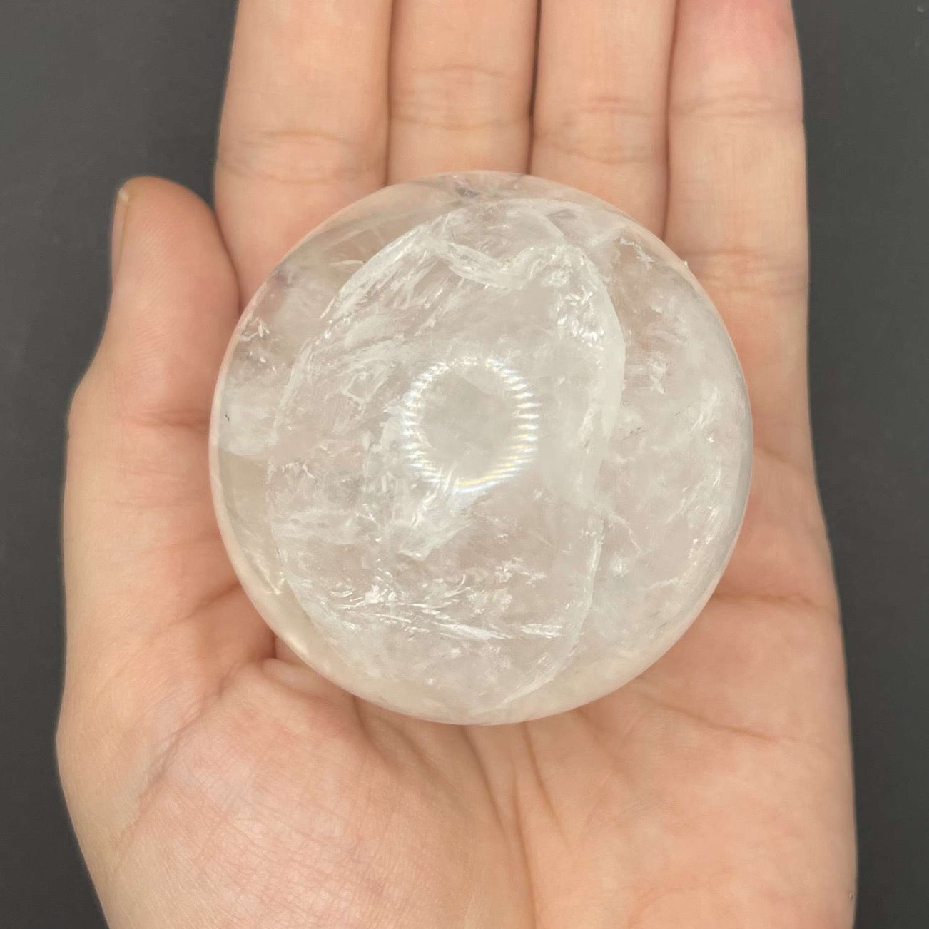 Clear Quartz Sphere | Healing Crystals | 1 pc