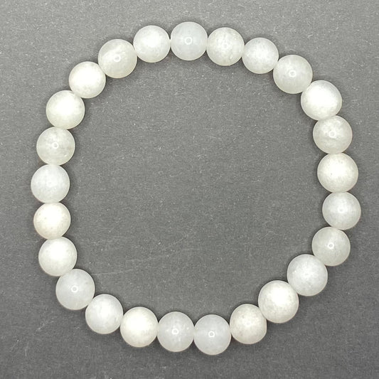 White Agate Bracelet | Healing Crystals | Jewelry | 1 pc