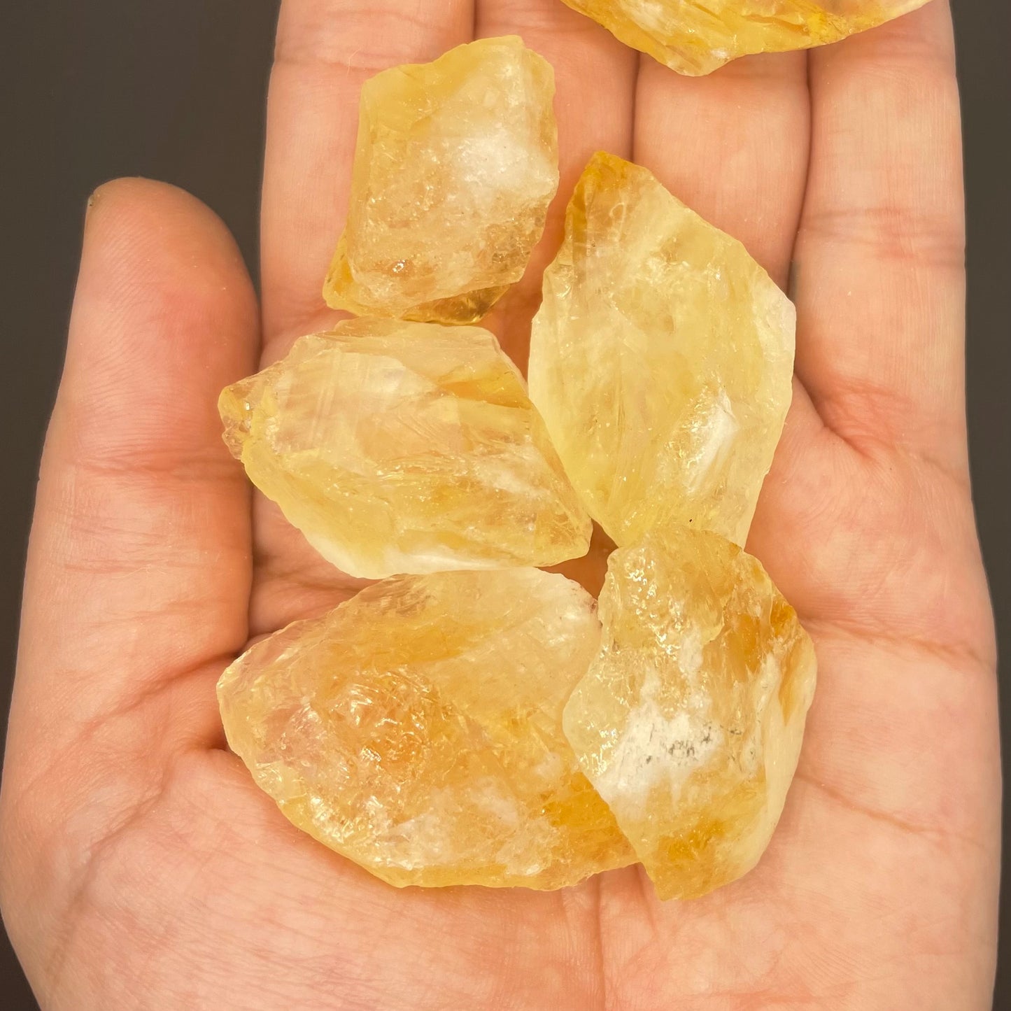 Citrine [heat treated] | Healing Crystals | Raw | 1 pc