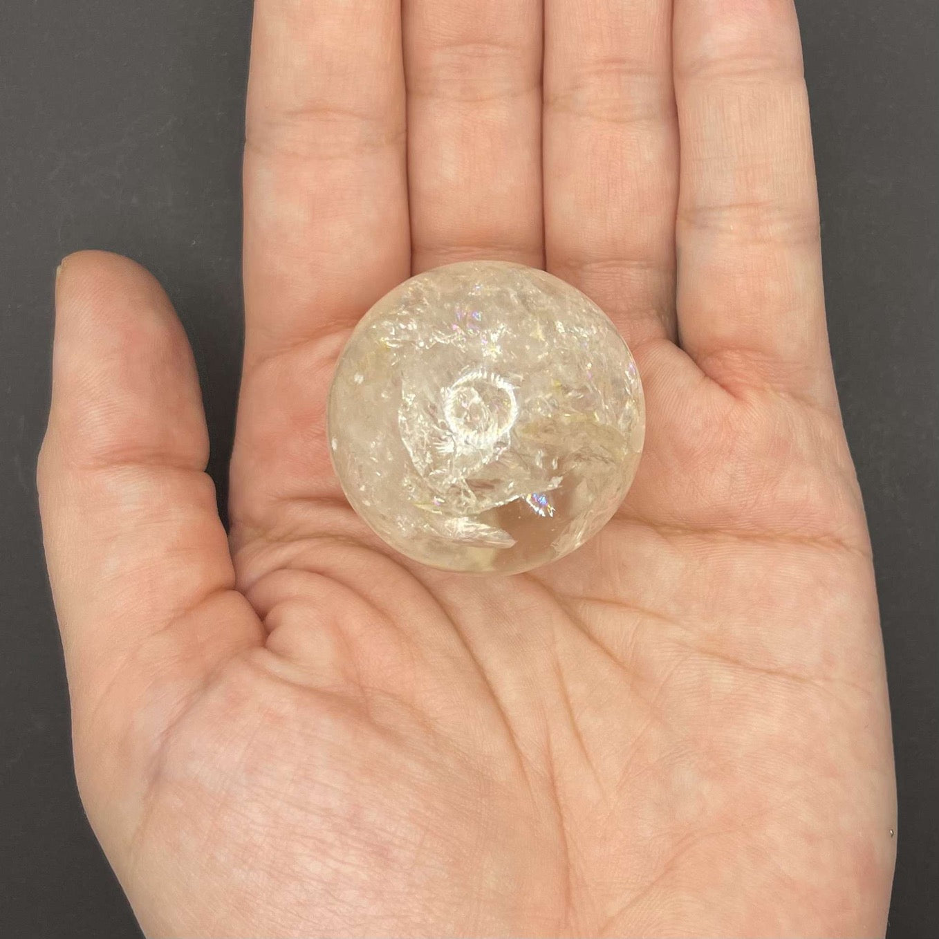 Clear Quartz Sphere | Healing Crystals | 1 pc