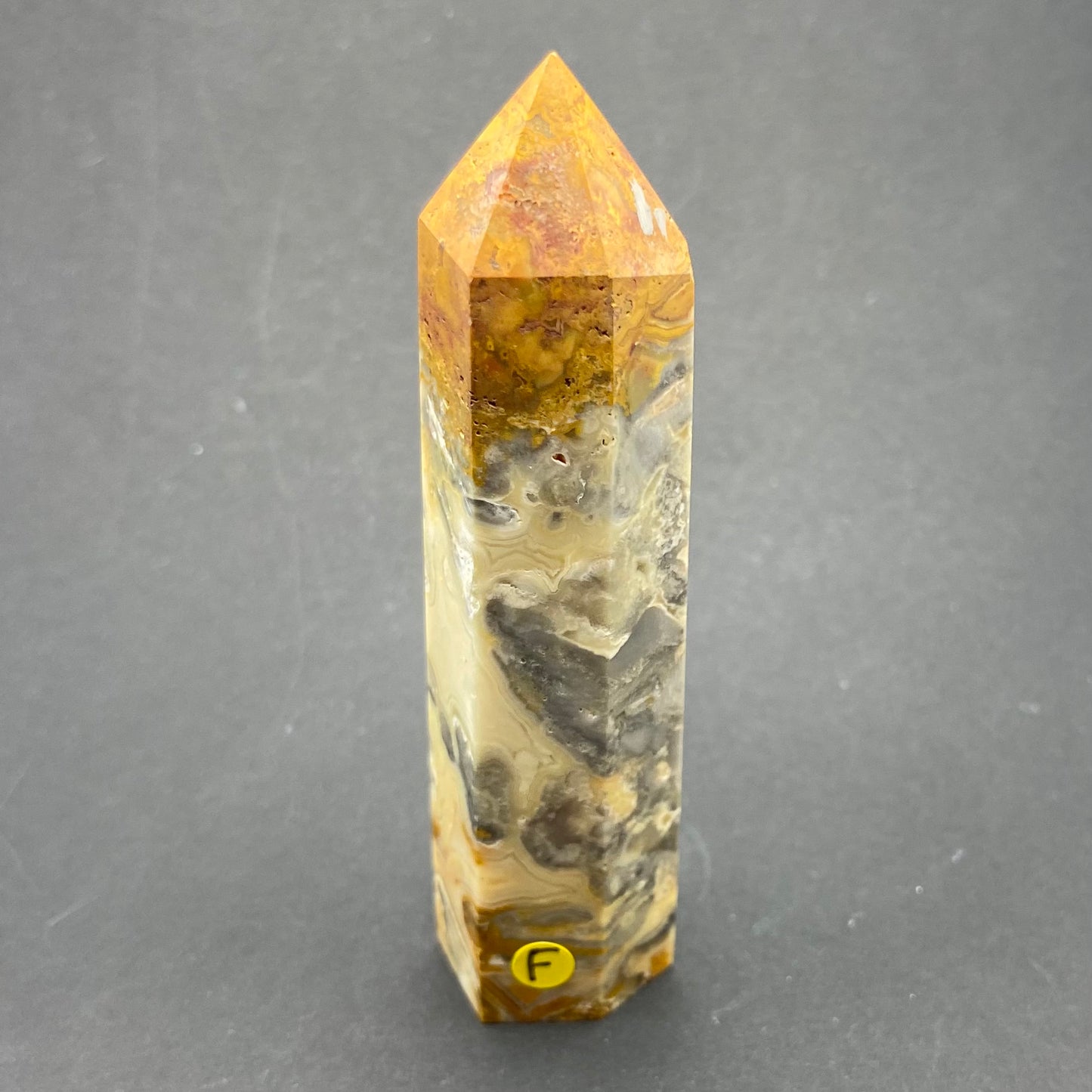 Crazy Lace Agate Wand | Healing Crystals | Tower | 1 pc