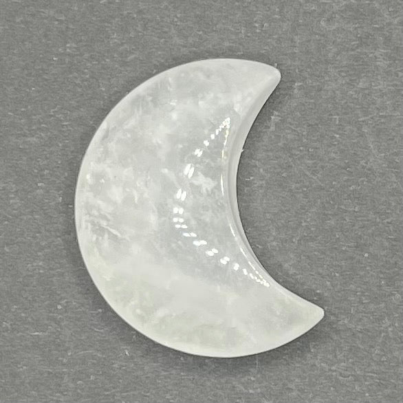 Mini Moon | Pocket Crystal | Carving | 1 pc