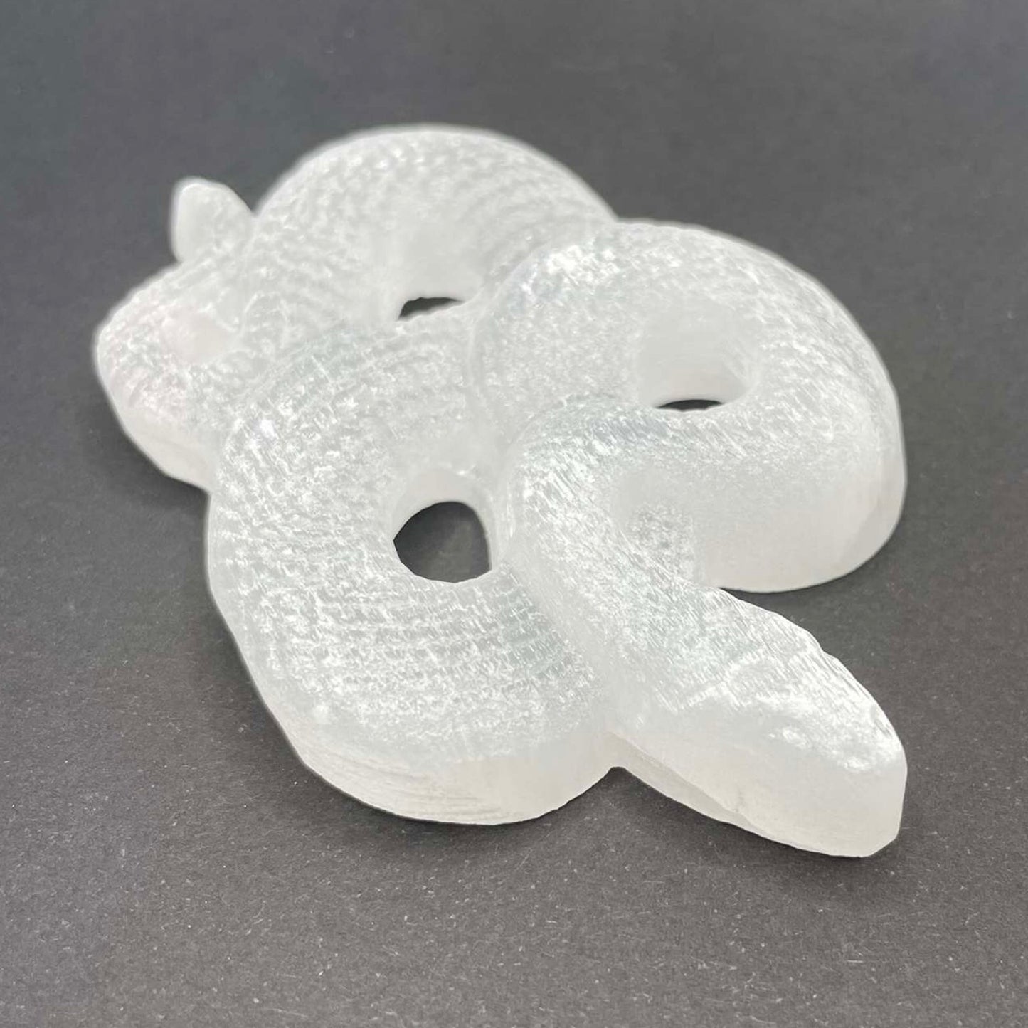 Selenite Snake | Satin Spar Crystal | Healing Crystals | Carving | 1 pc